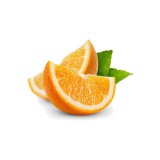 Organic Orange Juicy With The Leaf