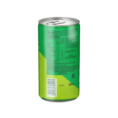 Soft Drink 7 Up Lemon Can, 250 ml